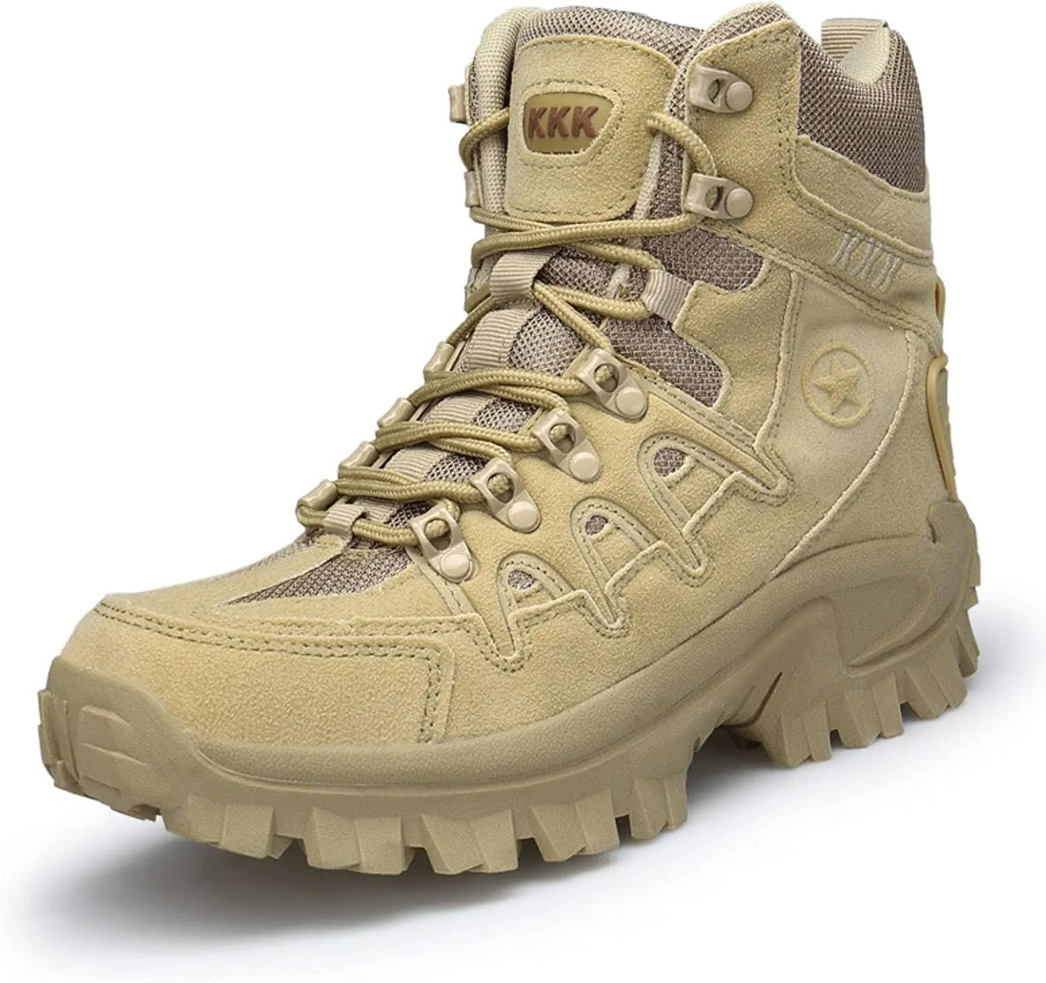 NC Fashionable Men's Hiking Shoes,Military Boots,Non-Slip Wear-Resistant Breathable Shock Absorption,Running Sneakers