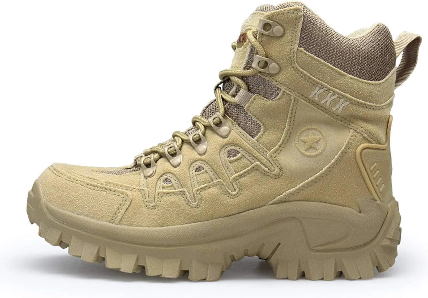 NC Fashionable Men's Hiking Shoes,Military Boots,Non-Slip Wear-Resistant Breathable Shock Absorption,Running Sneakers