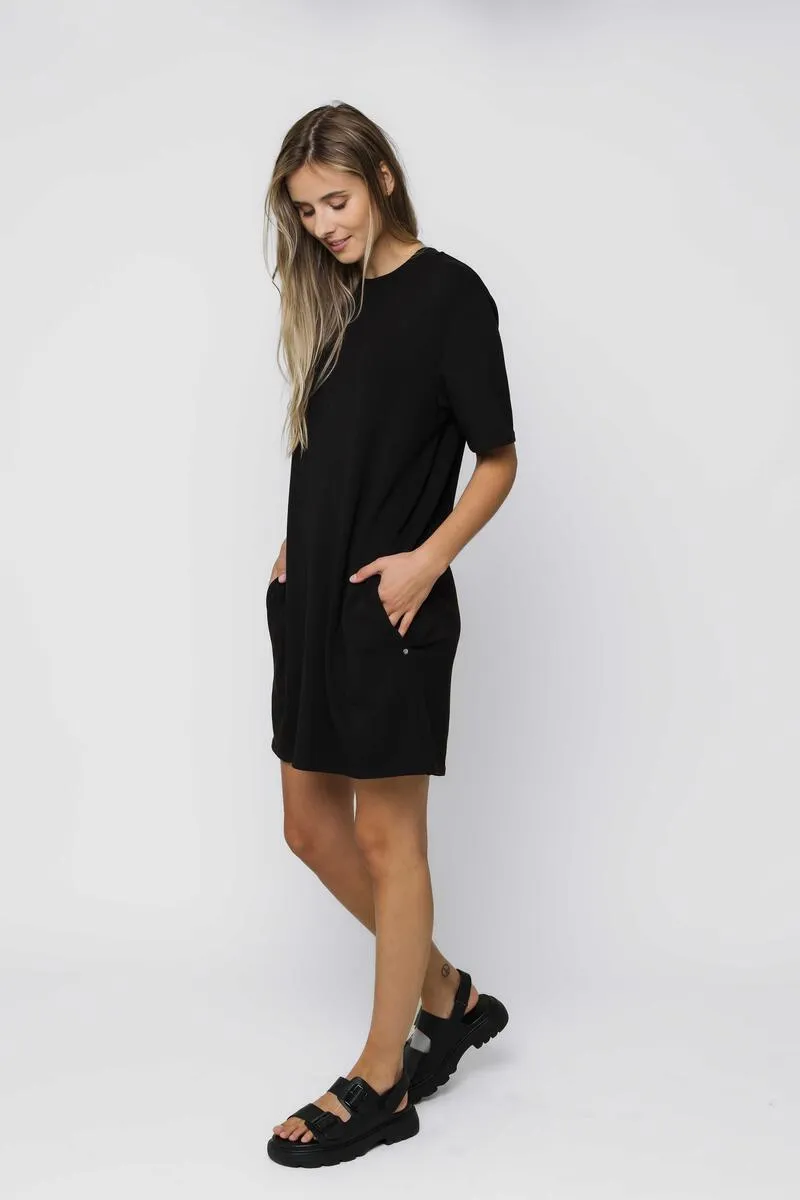 Nell Tee Dress - Black