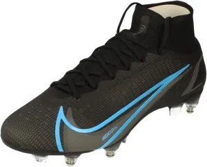Nike Superfly 8 Elite SG-Pro AC Mens Football Boots CV0960 Soccer Cleats (UK 7 US 8 EU 41, Black Iron Grey 004)