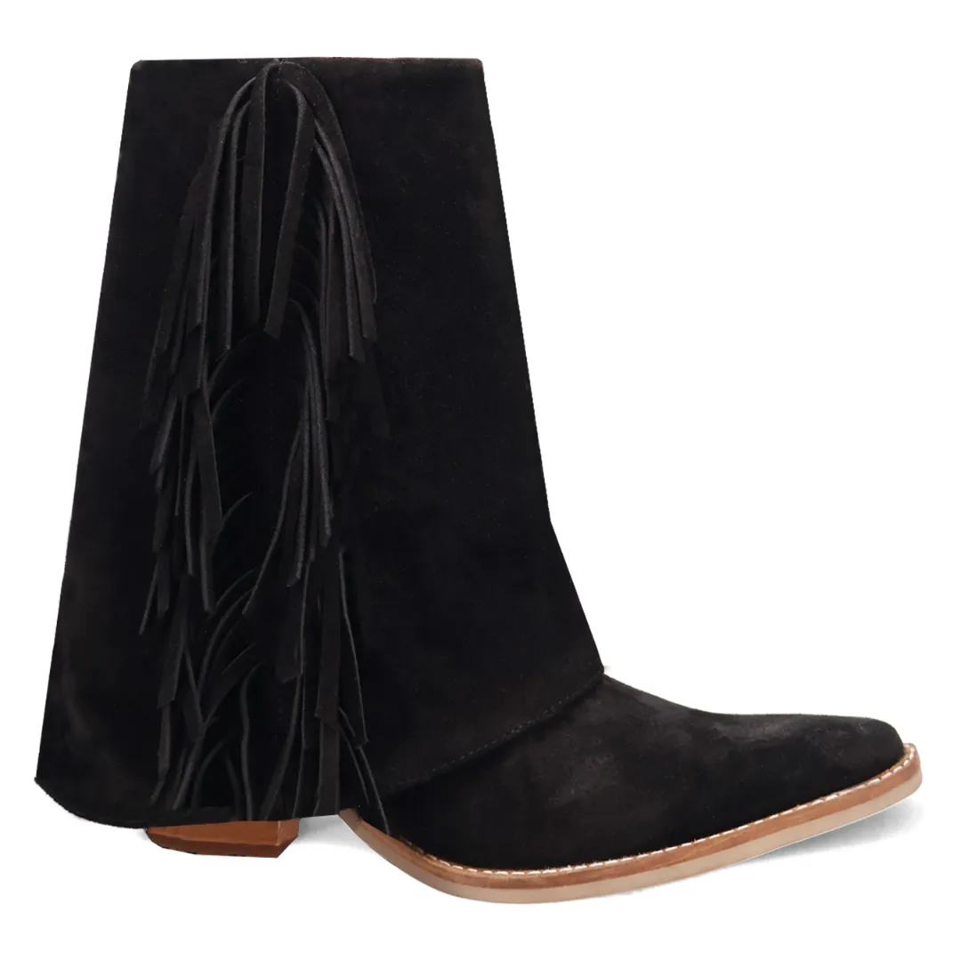 Online Exclusive | Dingo | Marlie Leather Bootie in Black **PREORDER