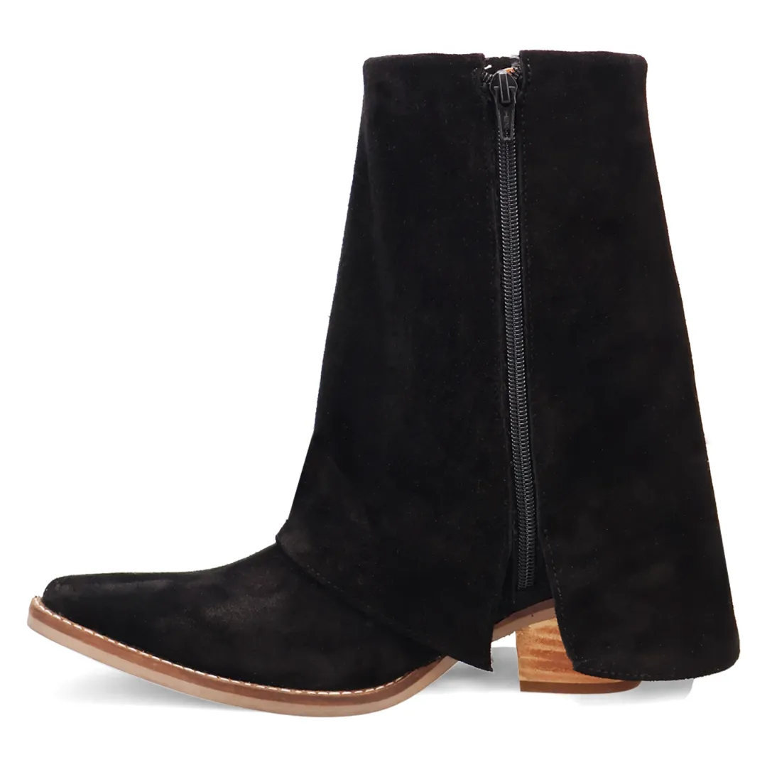 Online Exclusive | Dingo | Marlie Leather Bootie in Black **PREORDER