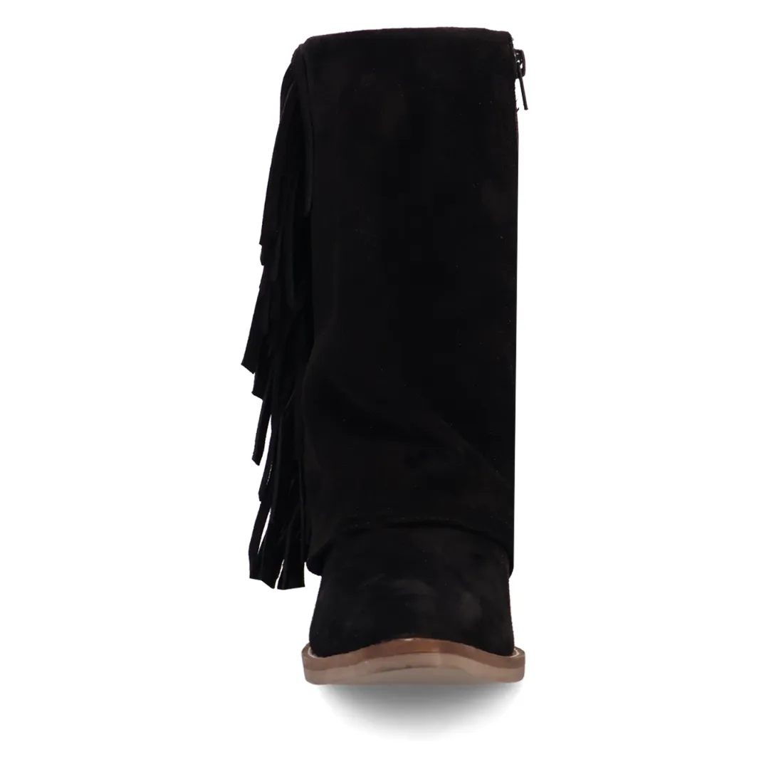 Online Exclusive | Dingo | Marlie Leather Bootie in Black **PREORDER