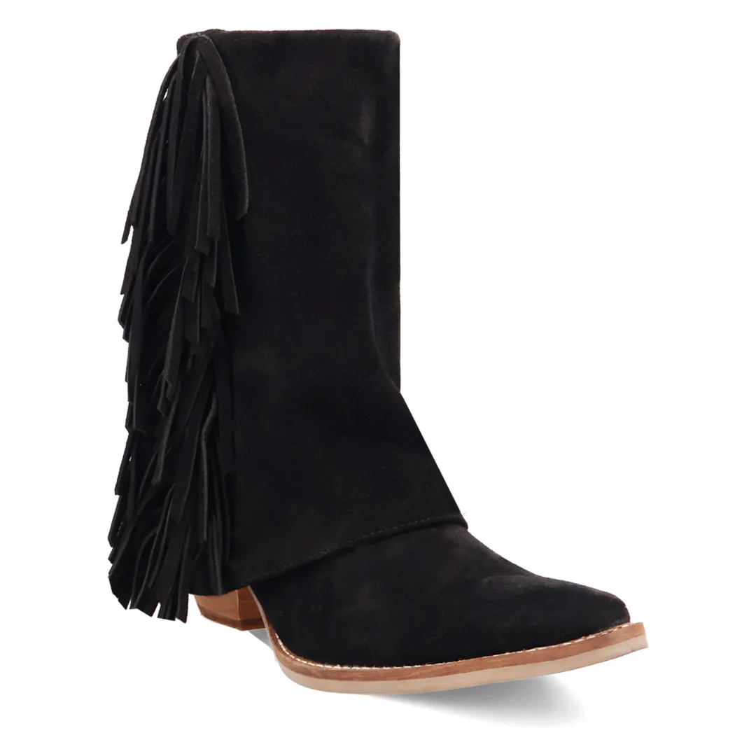 Online Exclusive | Dingo | Marlie Leather Bootie in Black **PREORDER