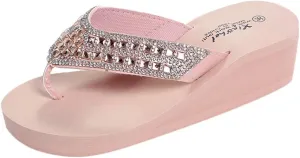 Orthopedic Sandals for Women Wide Width Platform Slippers Flip Flops with Arch Support Casual Dressy Walking Shoes