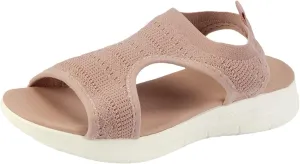 Orthopedic Sandals Women Arch Support Comfort Wear Orthowear Shoes Open Toe Platform Wedge Sandals for Plantar Fasciitis Comfortable Walking Shoes Summer Vacation Beach Footwear Lightweight Breathable