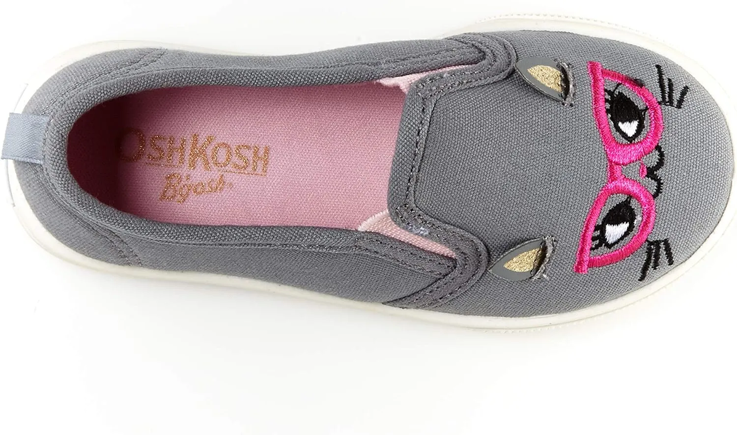 OSHKOSH B'GOSH Baby-Girl's Maeve Casual Slip-on Sneaker