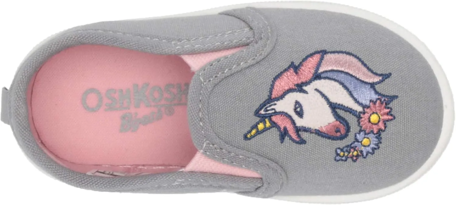 OSHKOSH B'GOSH Baby-Girl's Maeve Casual Slip-on Sneaker