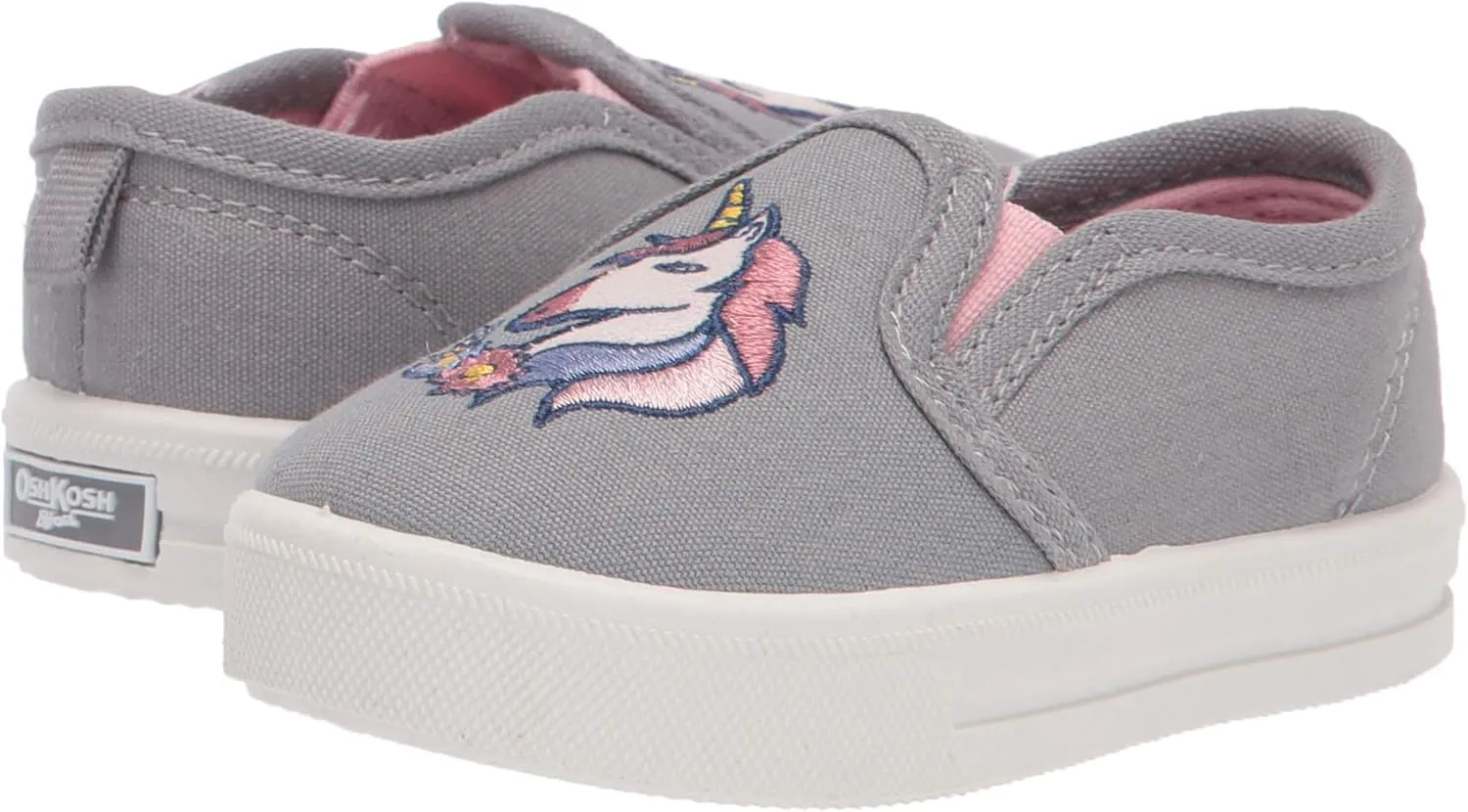 OSHKOSH B'GOSH Baby-Girl's Maeve Casual Slip-on Sneaker
