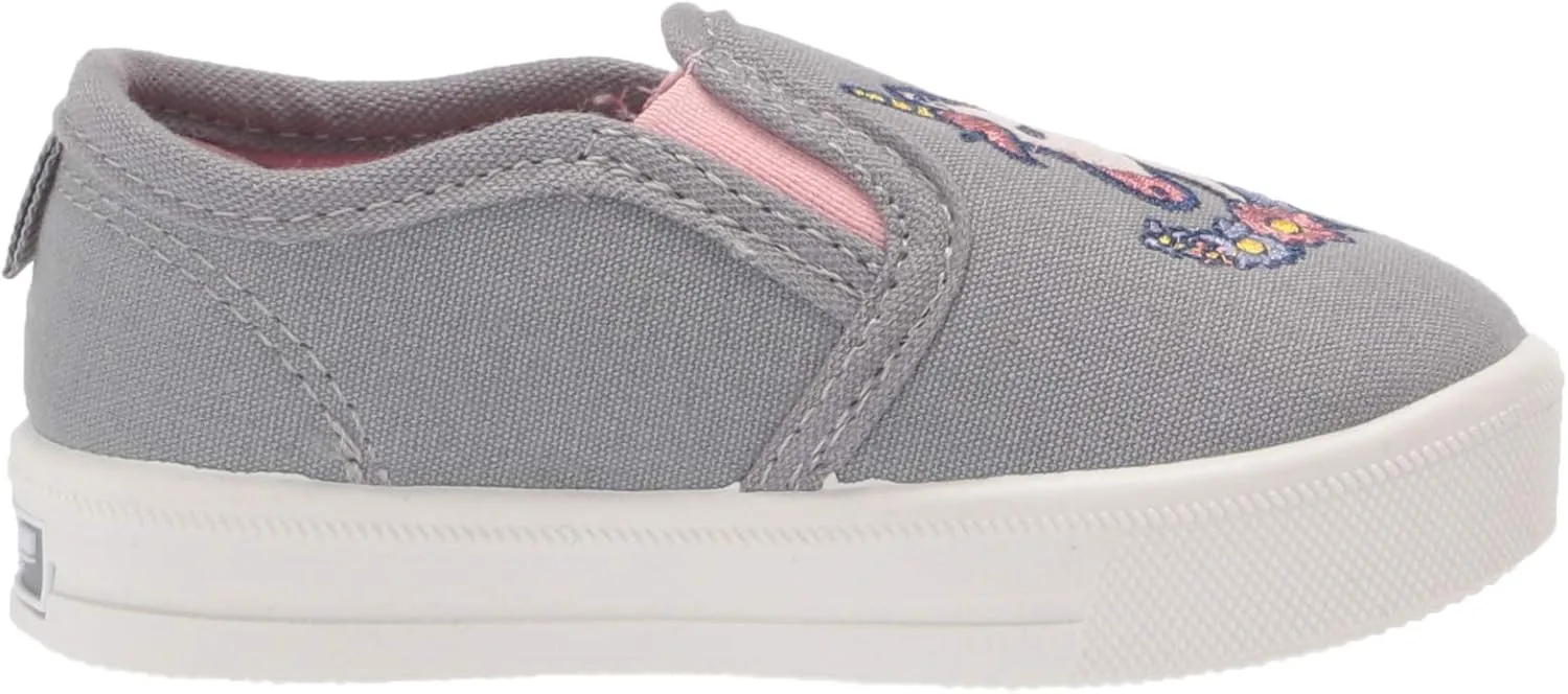 OSHKOSH B'GOSH Baby-Girl's Maeve Casual Slip-on Sneaker