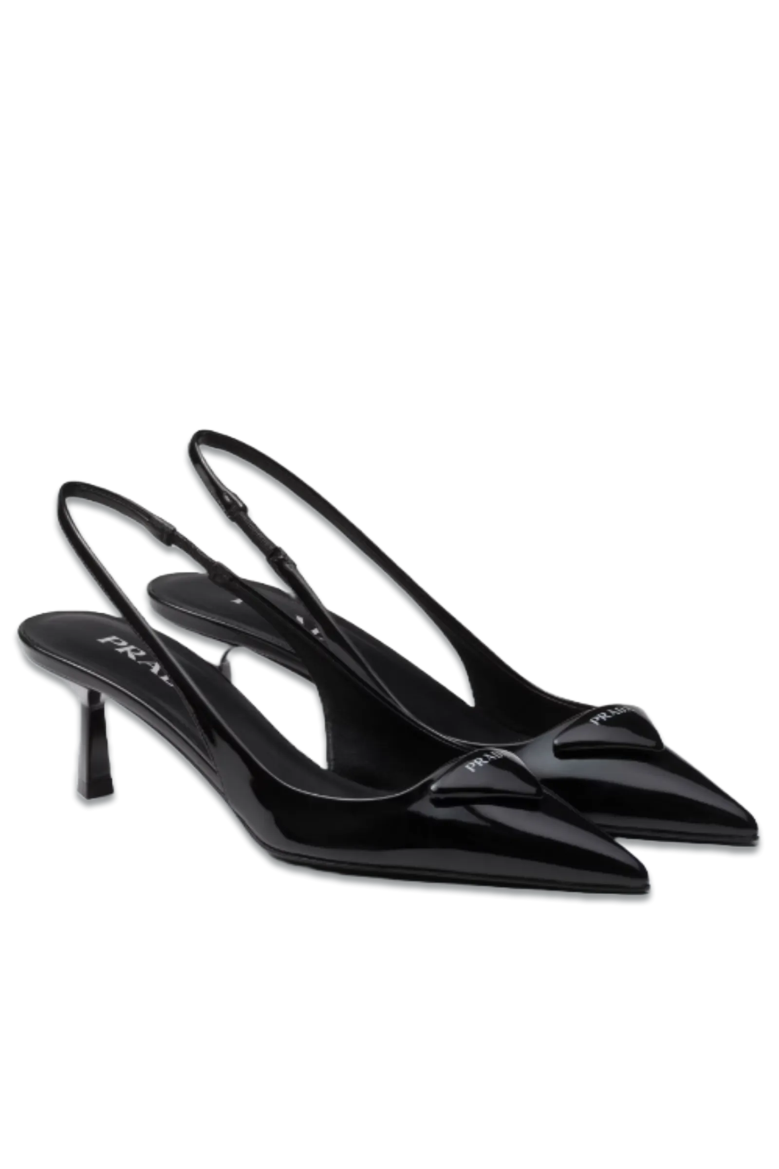 Patent Leather Slingback Pumps