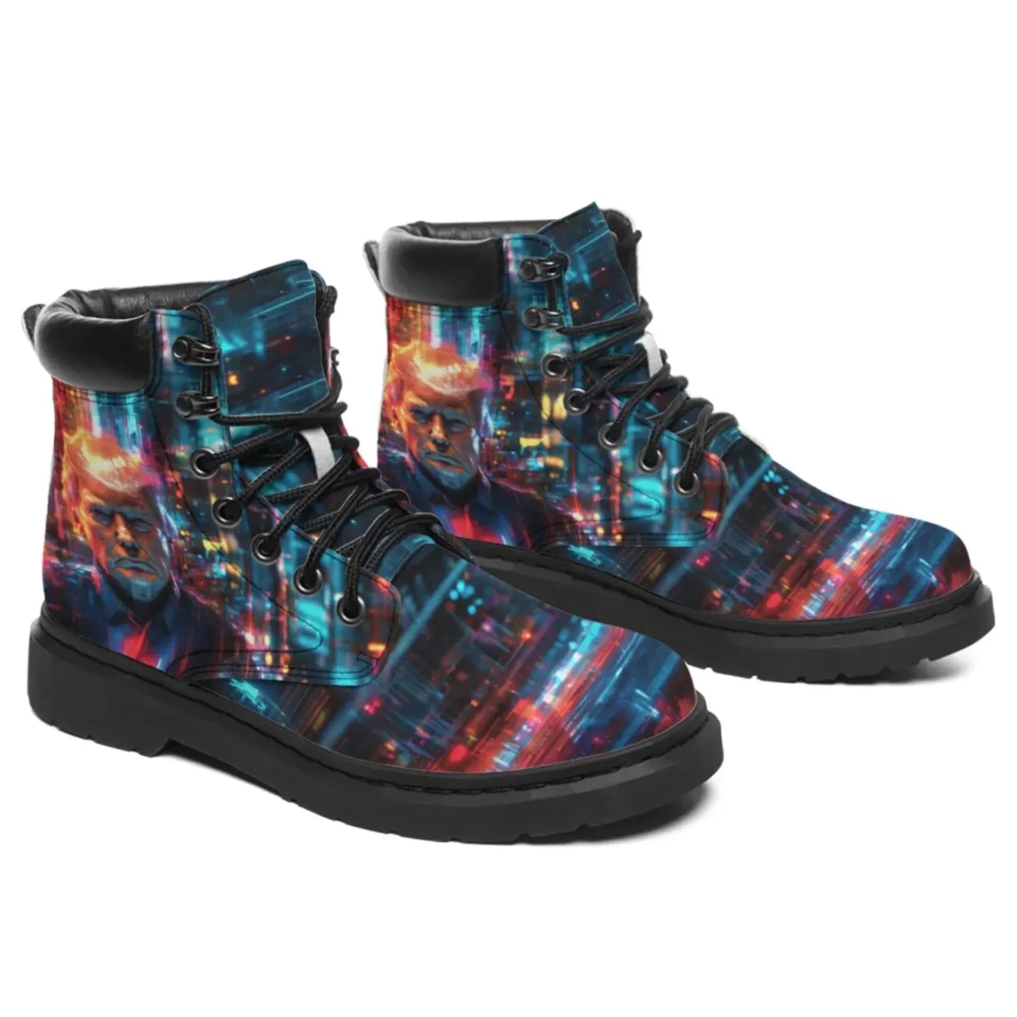 Personalized Trump Boots, Custom Stylish and Comfortable Boots, Patriotic Boots