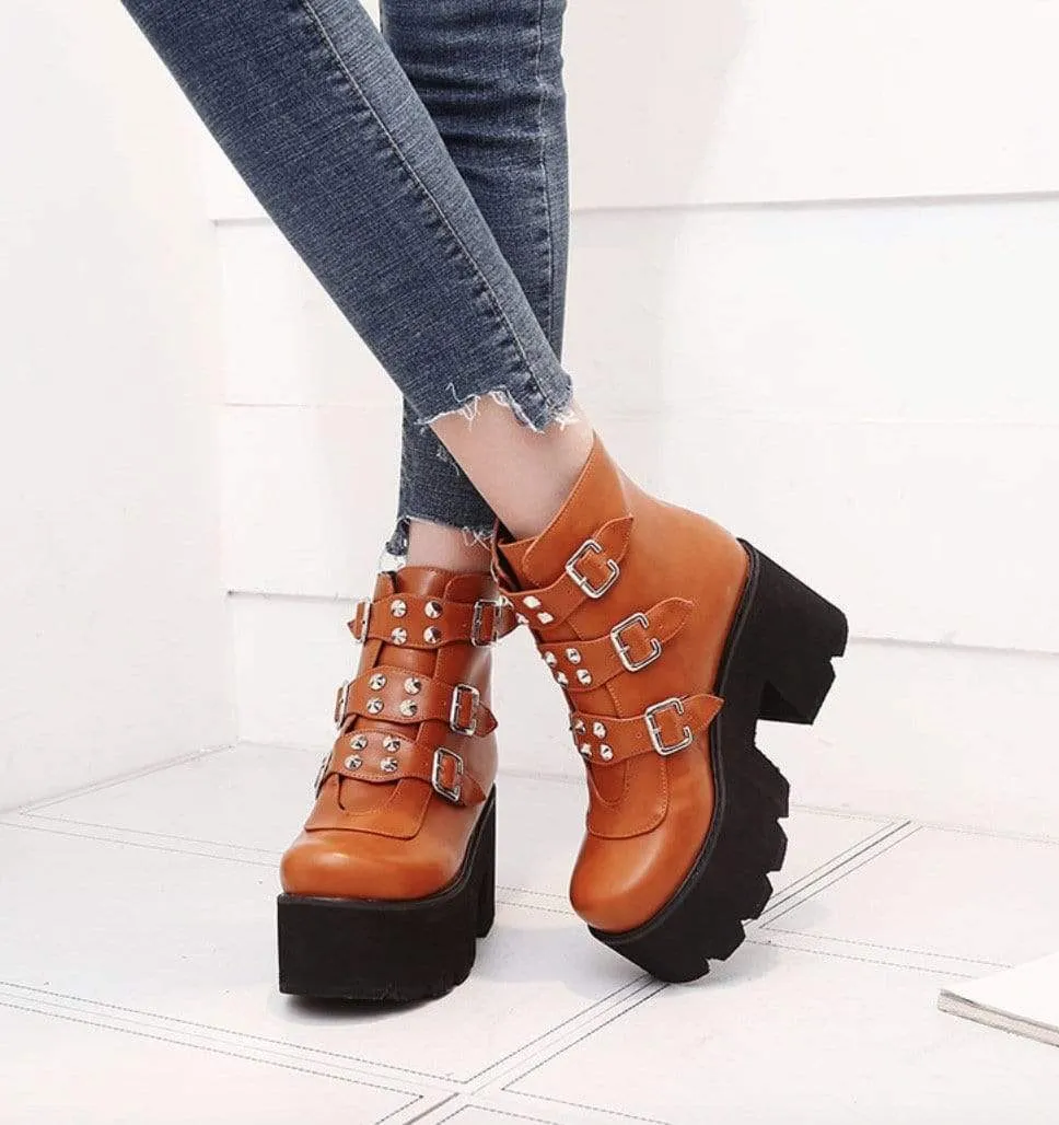 Pontia-Pontia Combat Boots
