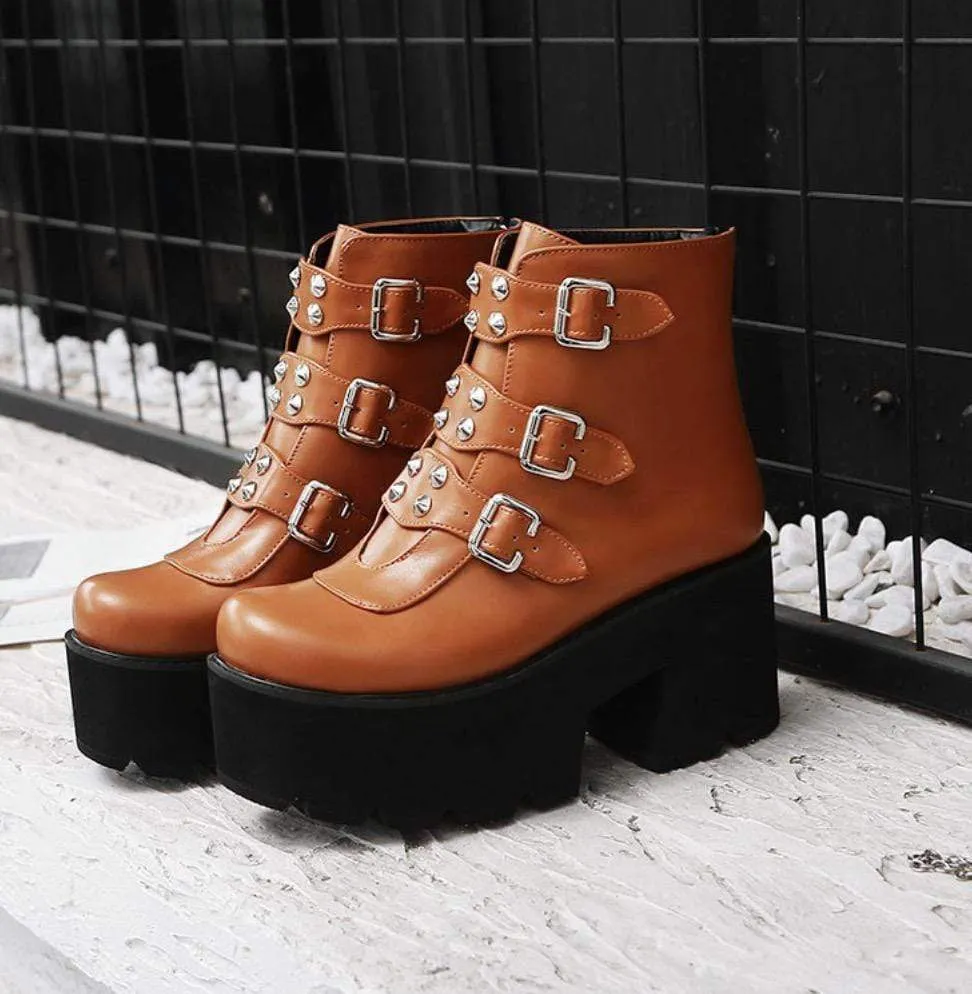 Pontia-Pontia Combat Boots