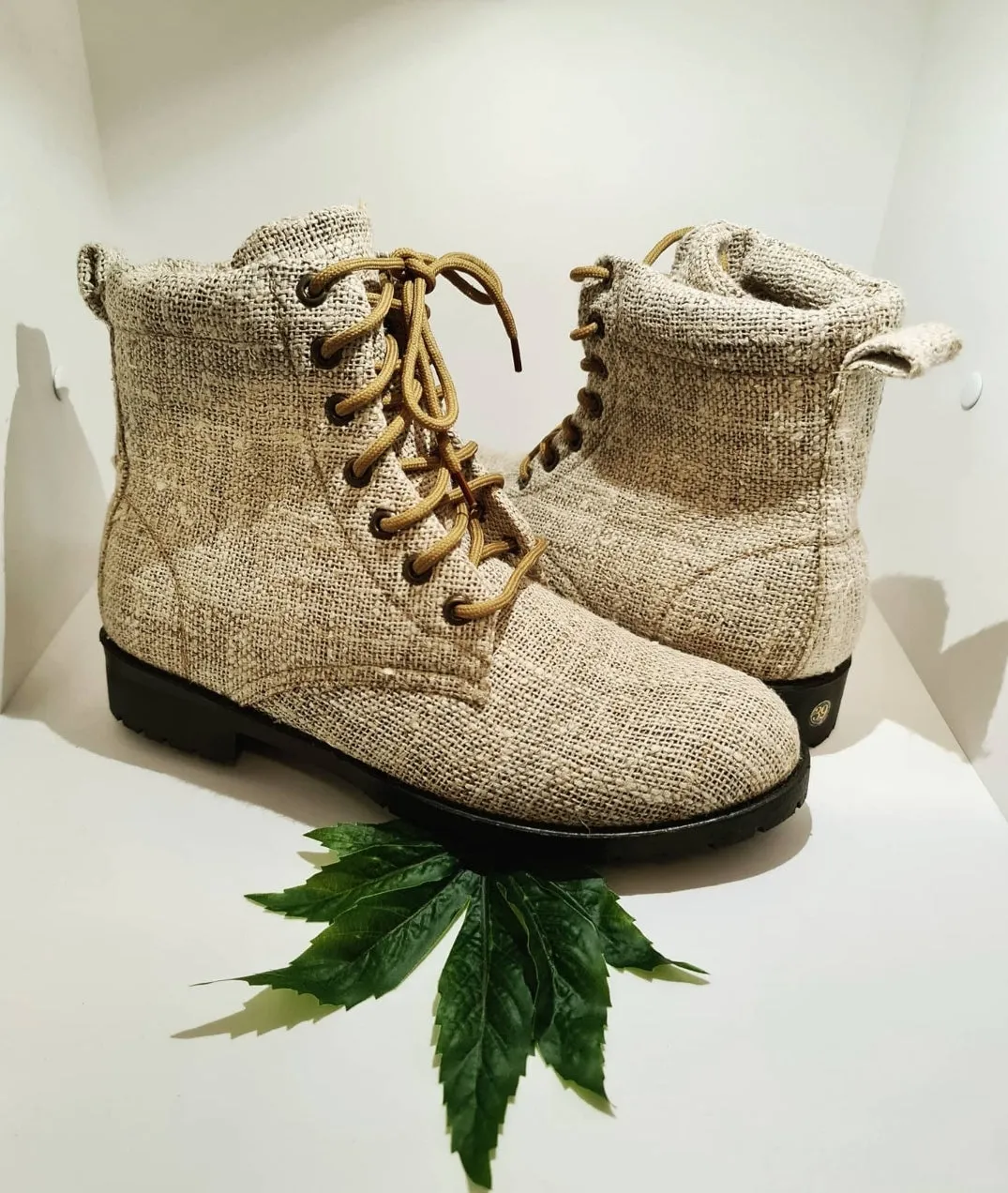 Pure Hemp Boots - Natural