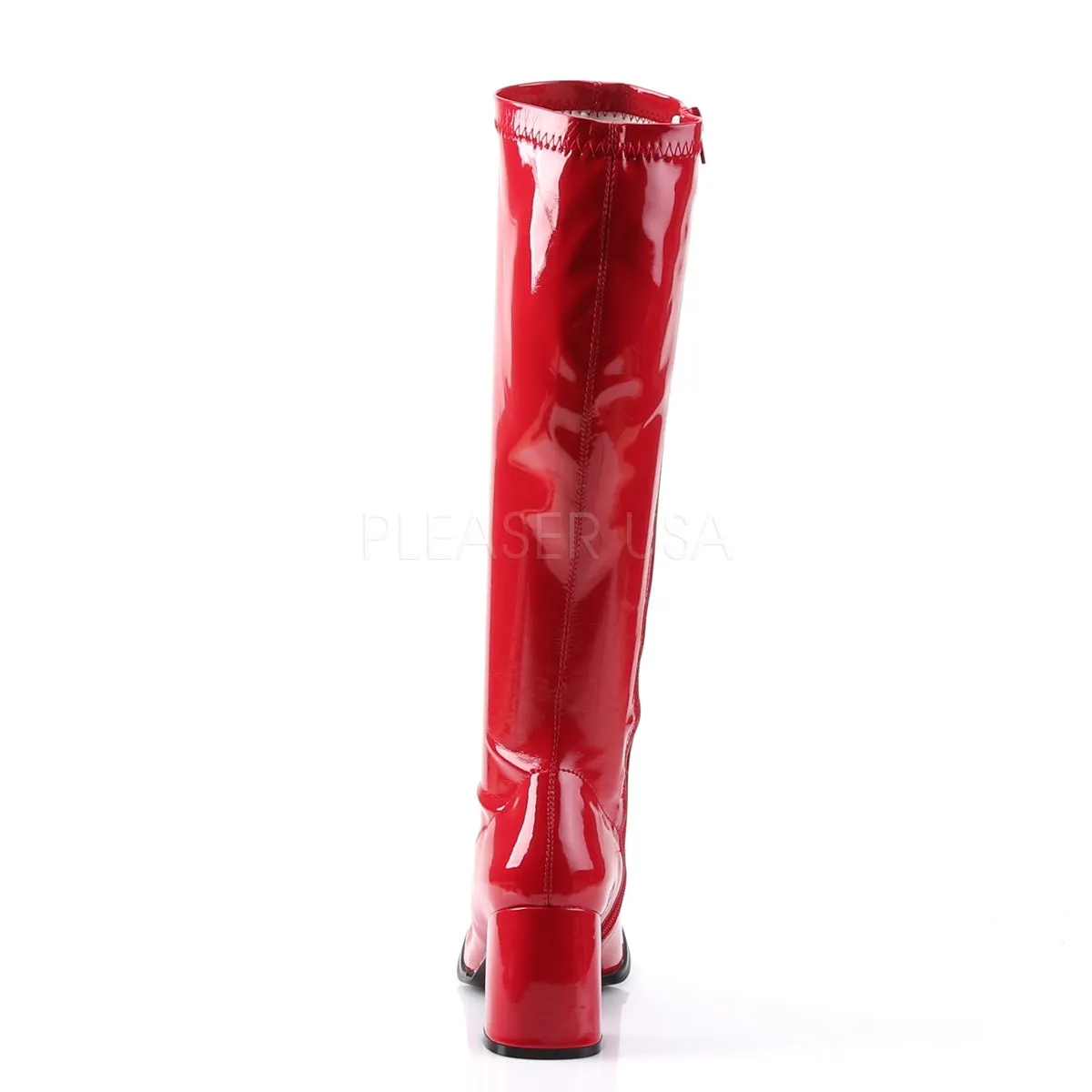 Red Gogo Boots