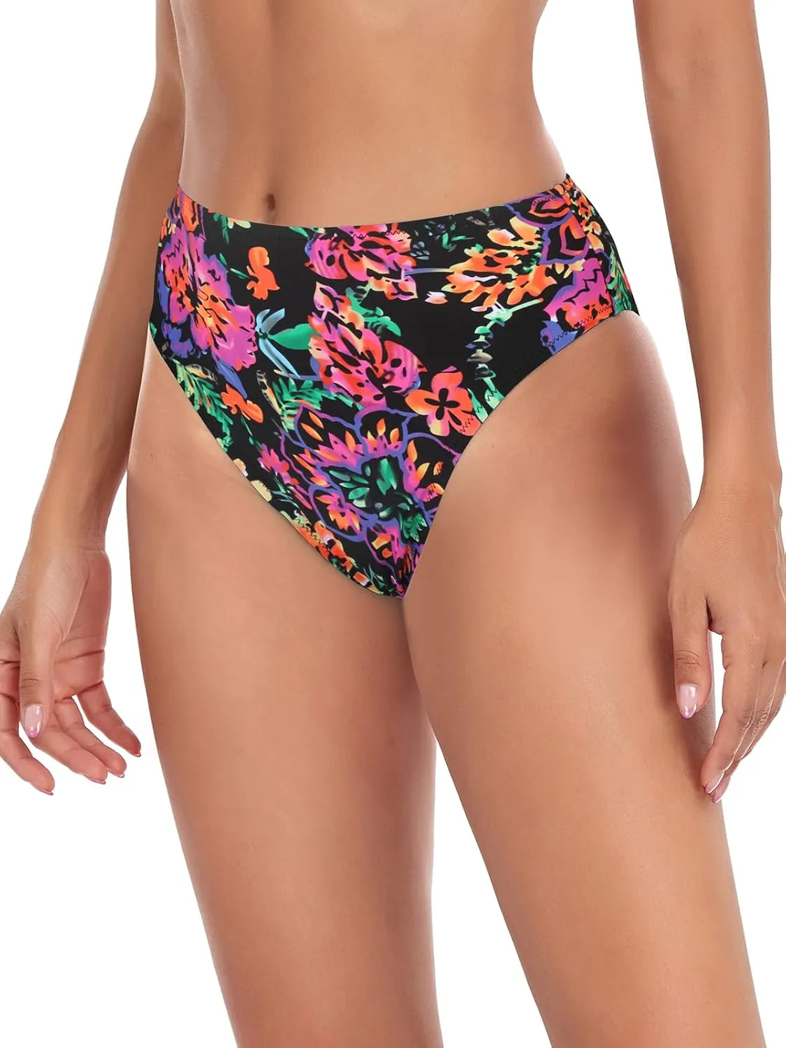 RELLECIGA Women's High Cut Bikini Bottom