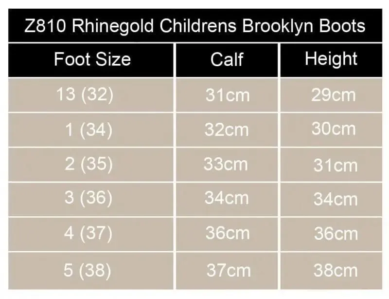 Rhinegold Childrens Elite Brooklyn Boot
