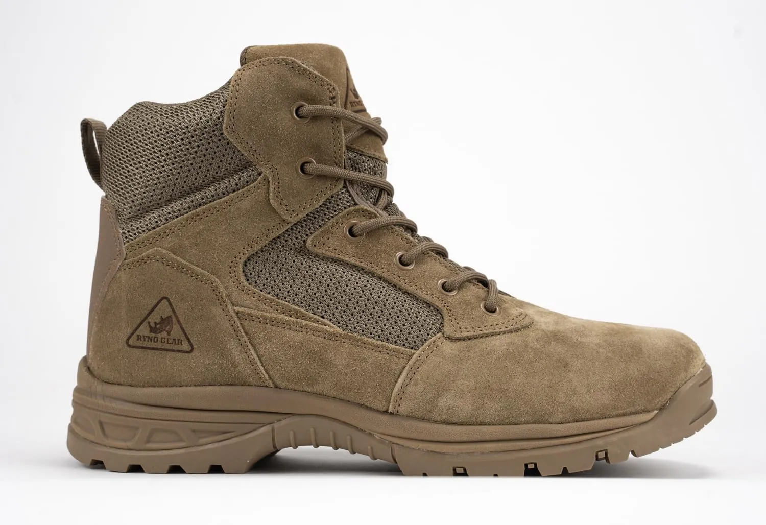 RYNO GEAR Tactical Combat Military Boots with CoolMax Lining, Contrast Stitching and Slip Resistant Sole