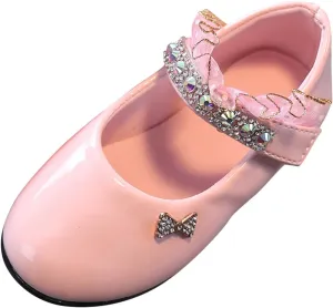 rystal Lace Princess Mary Jane Dress Shoes Princess Low Heel Dance Shoes Pary Wedding Slip On Ballet Flat