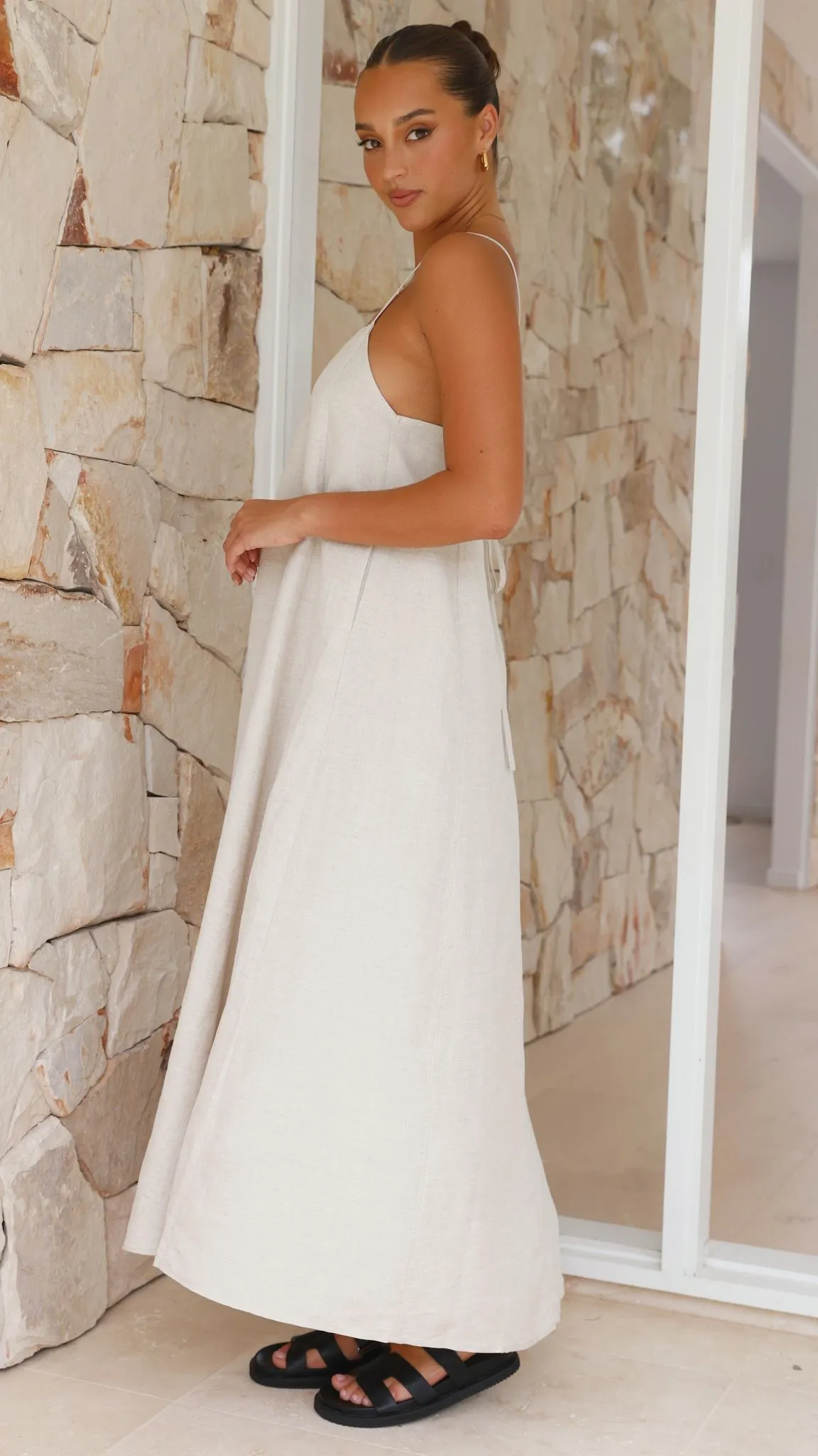 Sail Away Dress - Beige