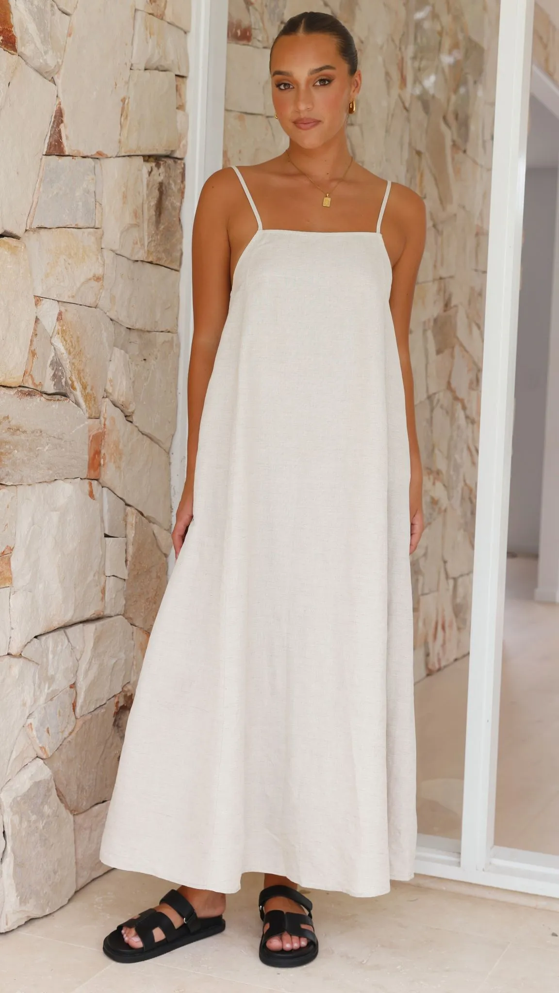 Sail Away Dress - Beige