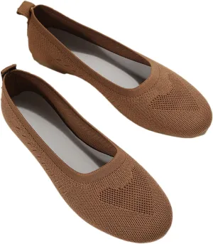 Sandals Women Summer Fashion Mesh Breathable Slip on Flat Sandals Solid Pointed Toe Closed Toe Shallow Mouth Shoes Lightweight Comfy Ladies Casual Shoes