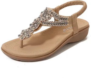 SBGMoSJ Diabetic Slip On Shoes for Women 11 Wide Orthopedic Shoes for Women Brown Dressy Sandals Women Sandalias Deportivas Para Mujer Orthopedic Sandal for Women Wide Womens Flip Flops Size 11
