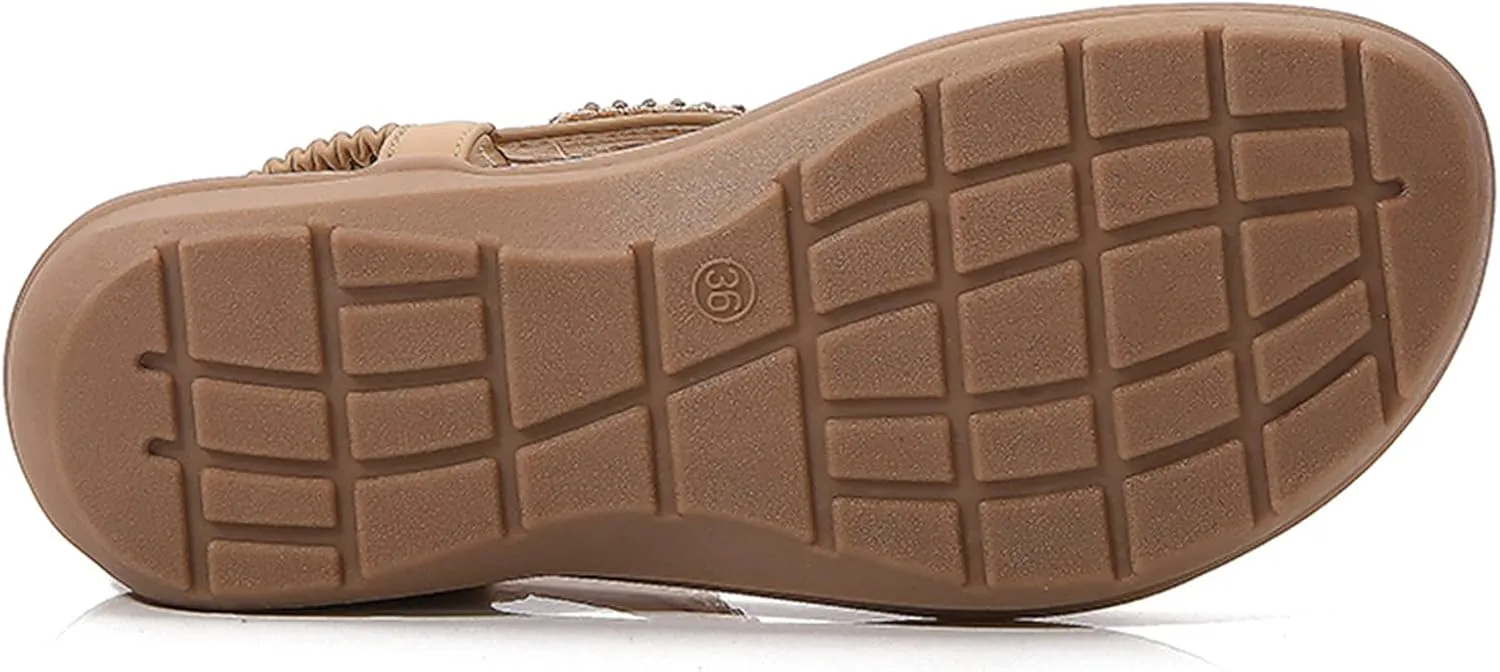 SBGMoSJ Diabetic Slip On Shoes for Women 11 Wide Orthopedic Shoes for Women Brown Dressy Sandals Women Sandalias Deportivas Para Mujer Orthopedic Sandal for Women Wide Womens Flip Flops Size 11