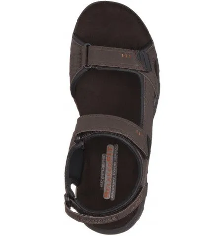Skechers Men's GARVER - Louden Summer Sandals 64487 Extra Wide Fit Brown