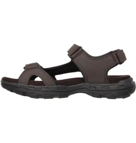 Skechers Men's GARVER - Louden Summer Sandals 64487 Extra Wide Fit Brown
