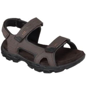 Skechers Men's GARVER - Louden Summer Sandals 64487 Extra Wide Fit Brown