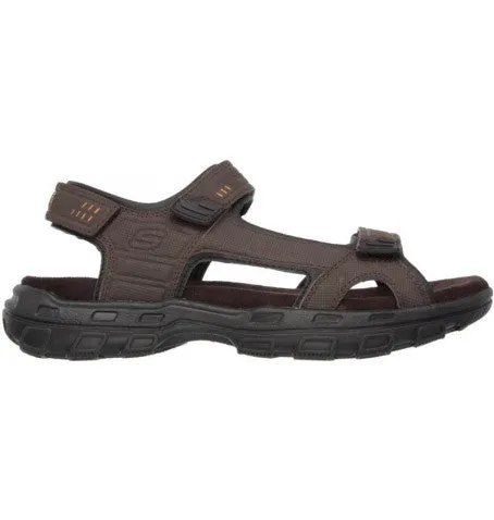 Skechers Men's GARVER - Louden Summer Sandals 64487 Extra Wide Fit Brown