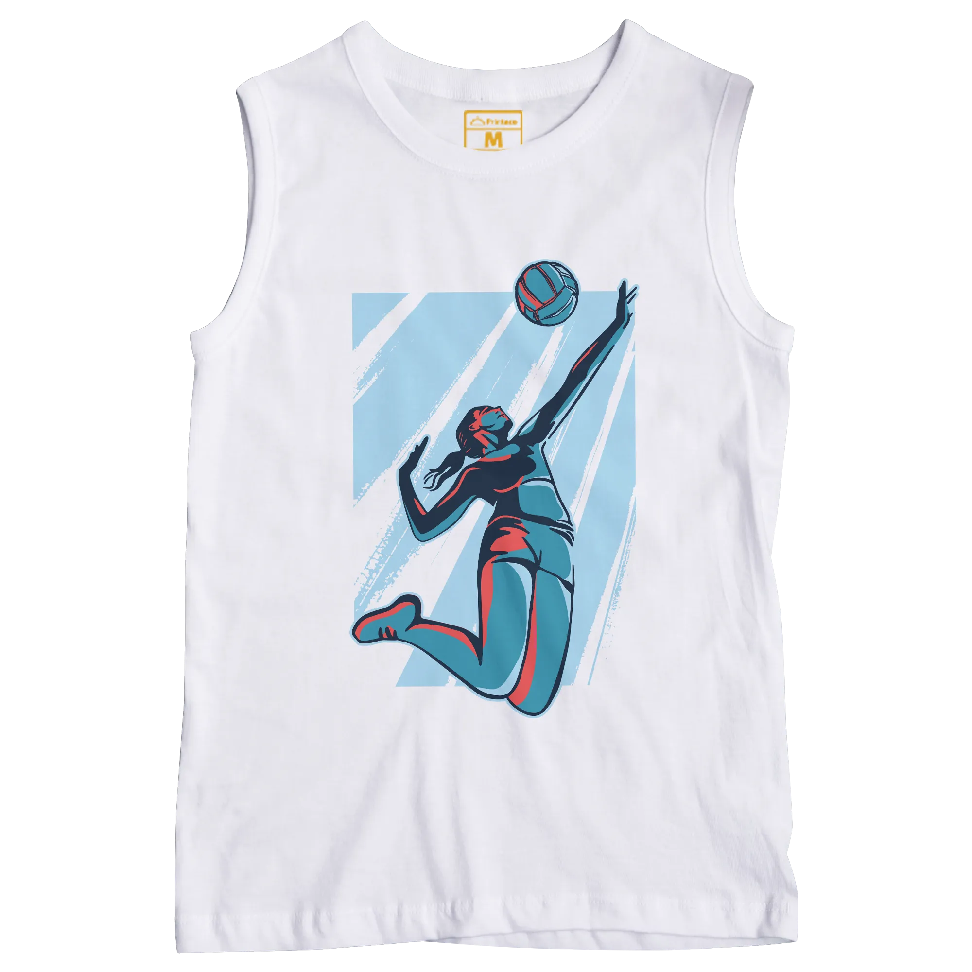 Sleeveless Drifit Shirt: Volleyball Spiker