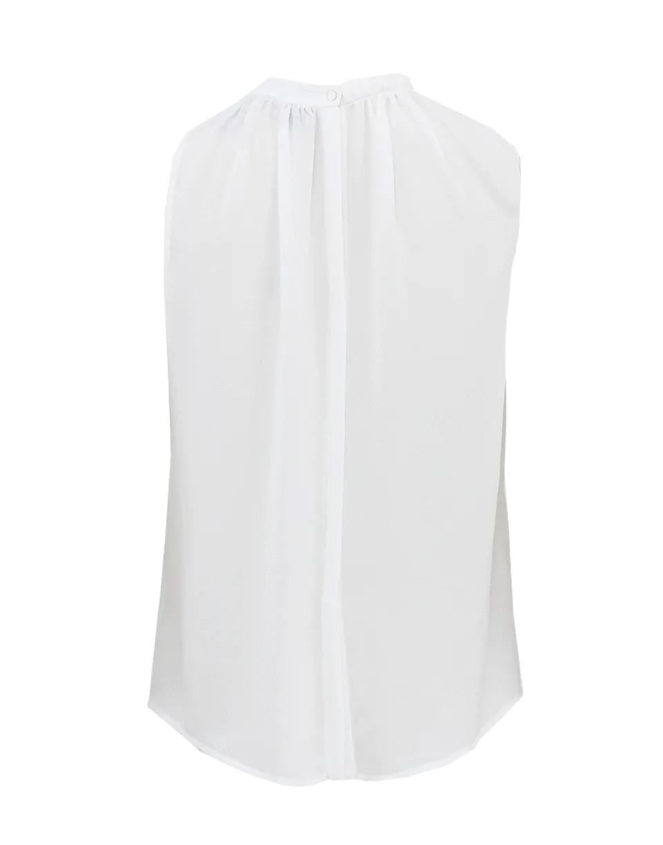 Sleeveless Gathered Neck Antos Top