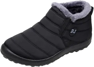Slip on Winter Boots for Women Waterproof Womens Snow Boots Size 6.5 Wide Womens Size 10 1/2 Wide Winter Boots Winter Womens Boots Size 10 Womens Insulated Waterproof Boots Hunting