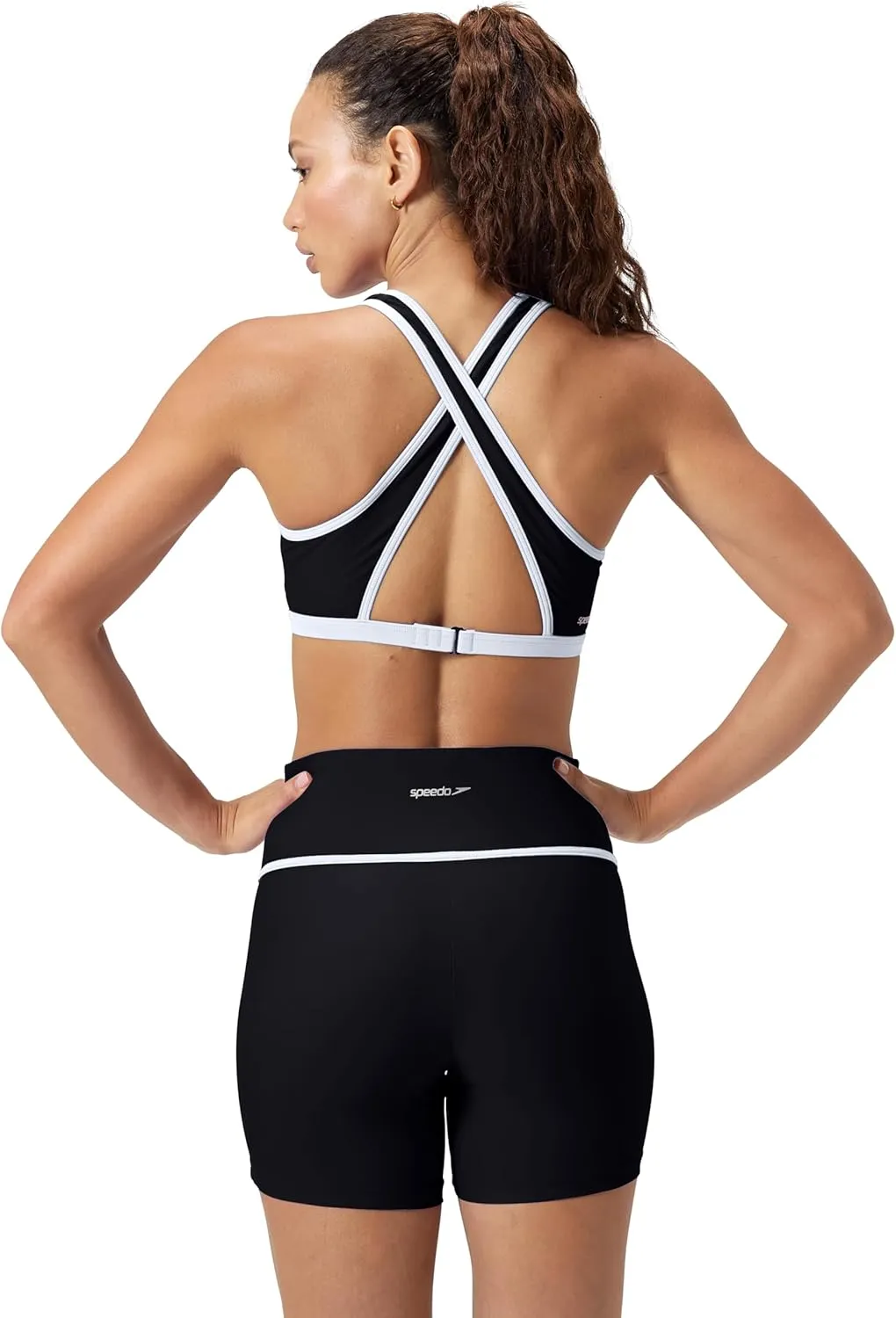 Speedo Women's Swimsuit Bottom Jammer Mid Length