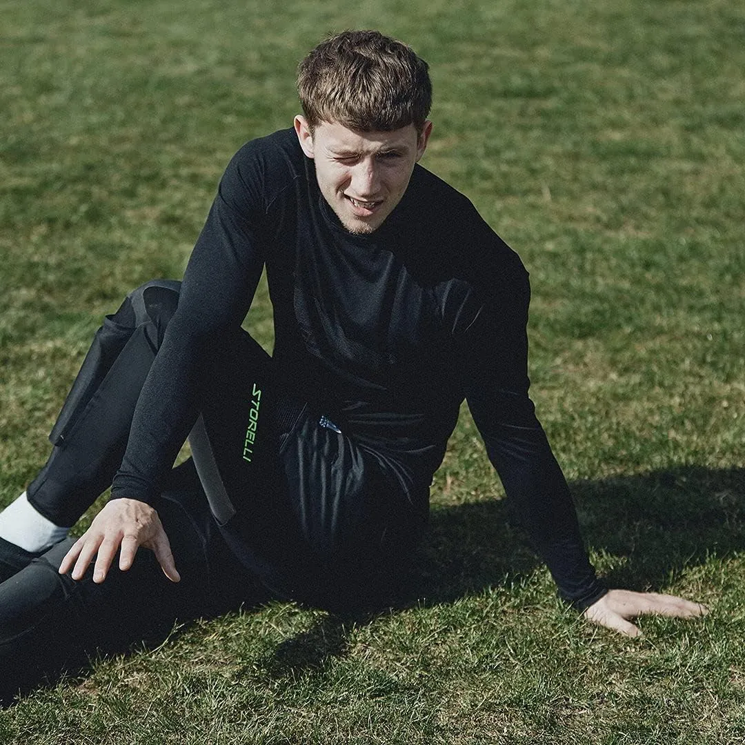 Storelli TechniCasual Training Tech Mock Undershirt | Long-Sleeve Soccer Base Layer | Half-Length Turtleneck