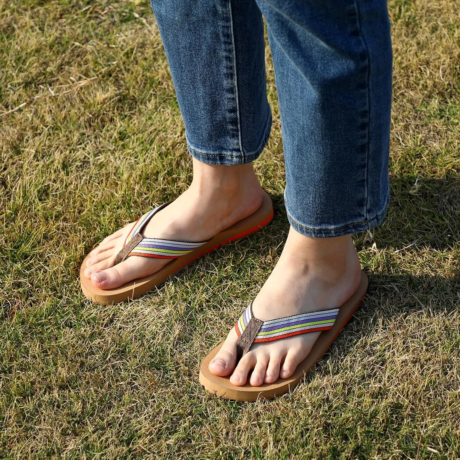 STQ Womens Quick Dry Flip FlopsArch Support Thong Sandals