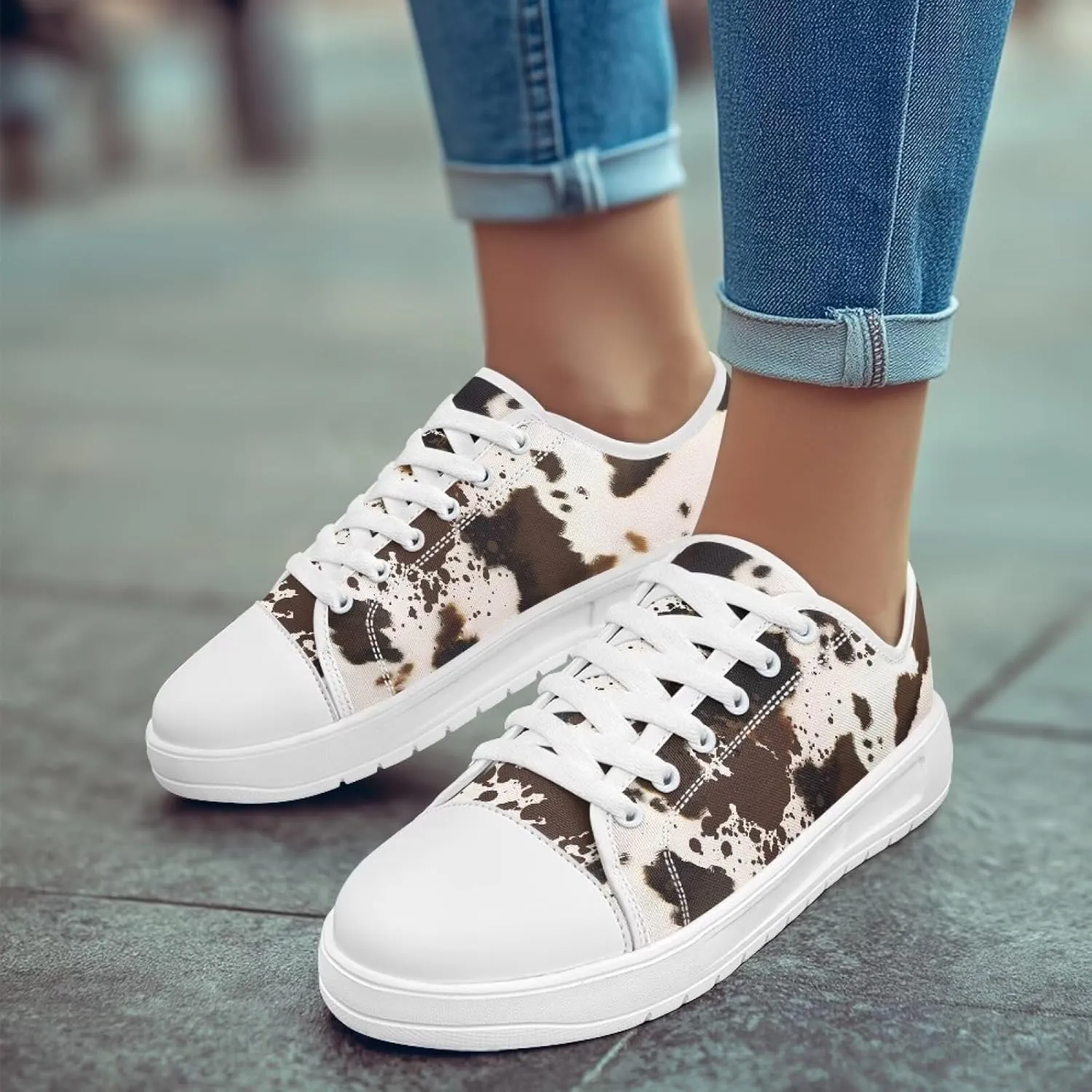 Summer Womens & Men Casual Sneakers Fashion Adult Canvas Shoes with Flag Pattern