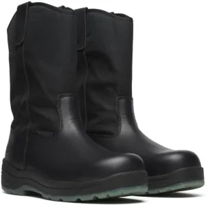 Thorogood Thoro-Flex 10 Black Safety Toe Work Boots for Men and Women - Made from Full-Grain Leather with Composite Toe and Slip-, Oil-, and Puncture-Resistant Outsole