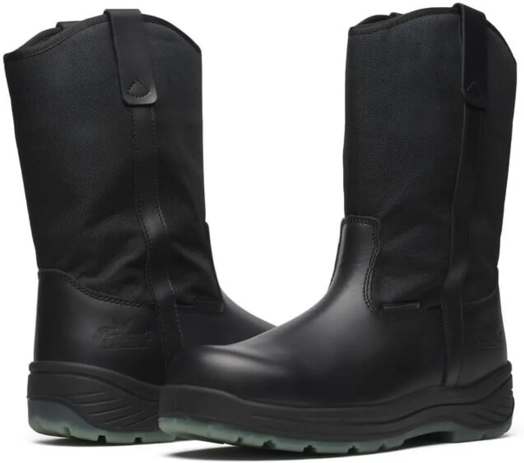 Thorogood Thoro-Flex 10 Black Safety Toe Work Boots for Men and Women - Made from Full-Grain Leather with Composite Toe and Slip-, Oil-, and Puncture-Resistant Outsole
