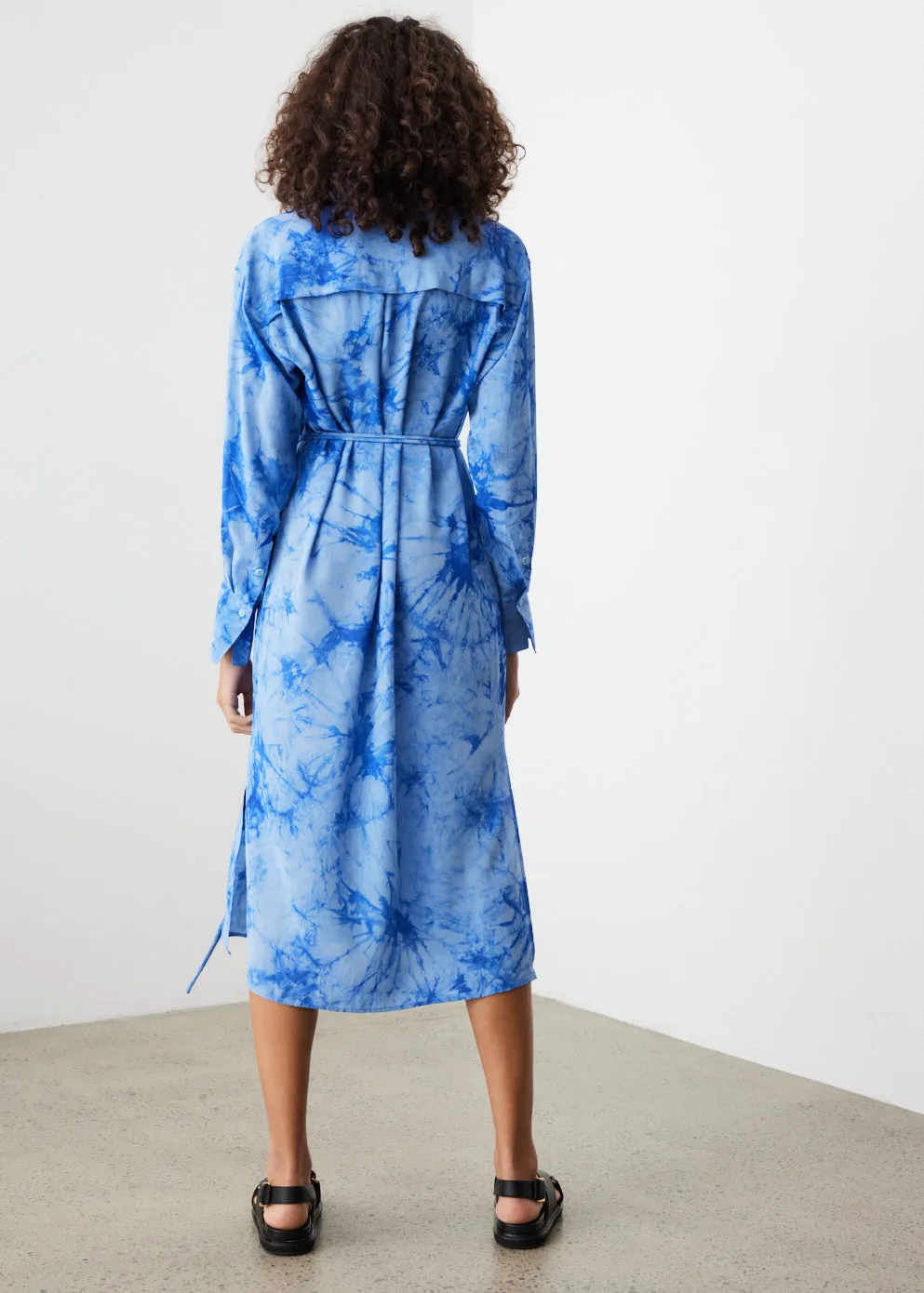 Tie Dye Shirt Dress