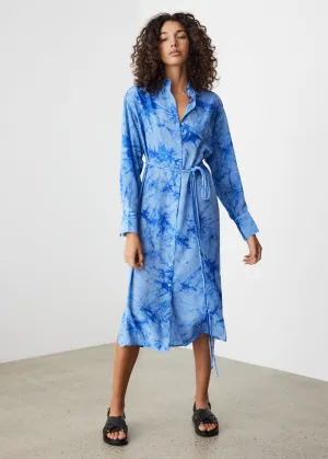 Tie Dye Shirt Dress