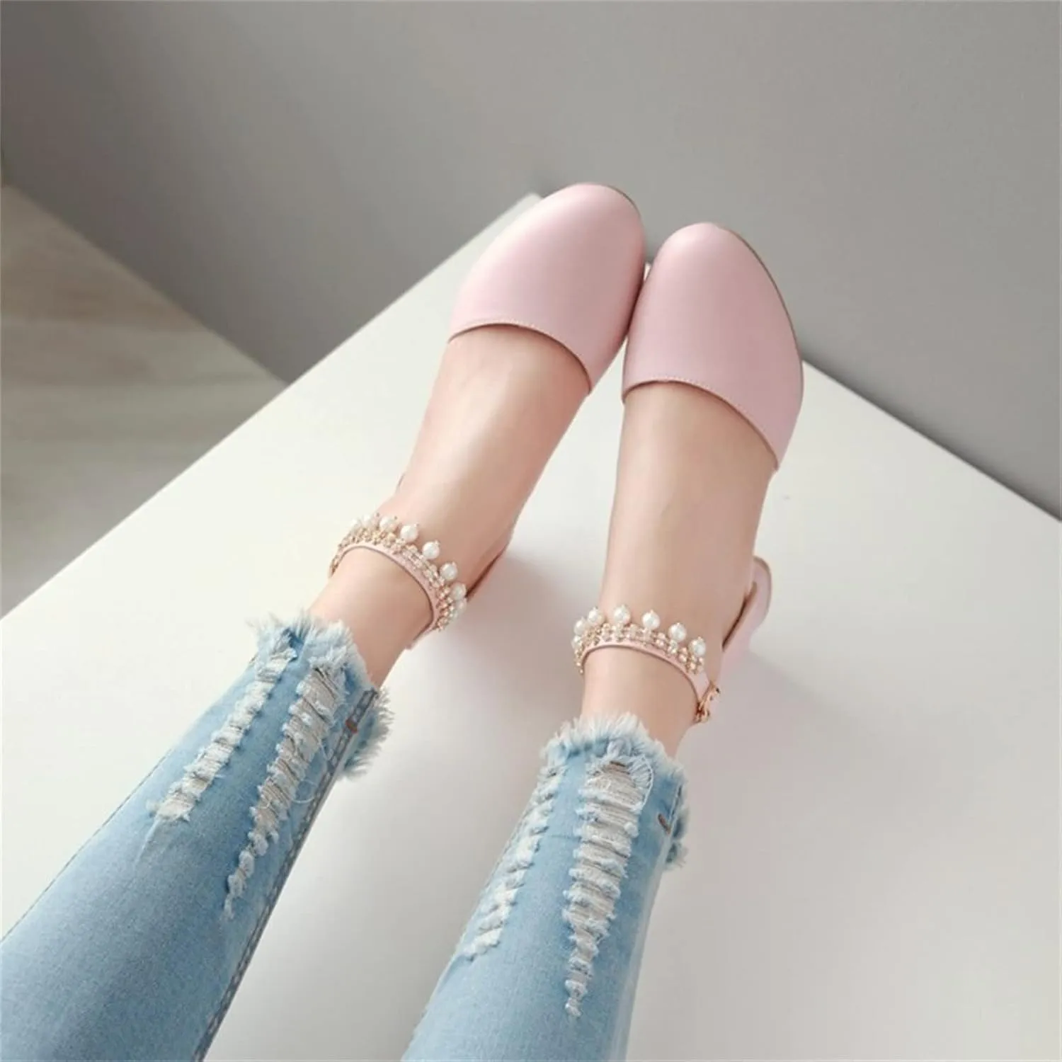 Toddler Baby Girls Dress Shoes Pumps Low Heels Flower Party High School Prom Sandals Grils Dress Shoes