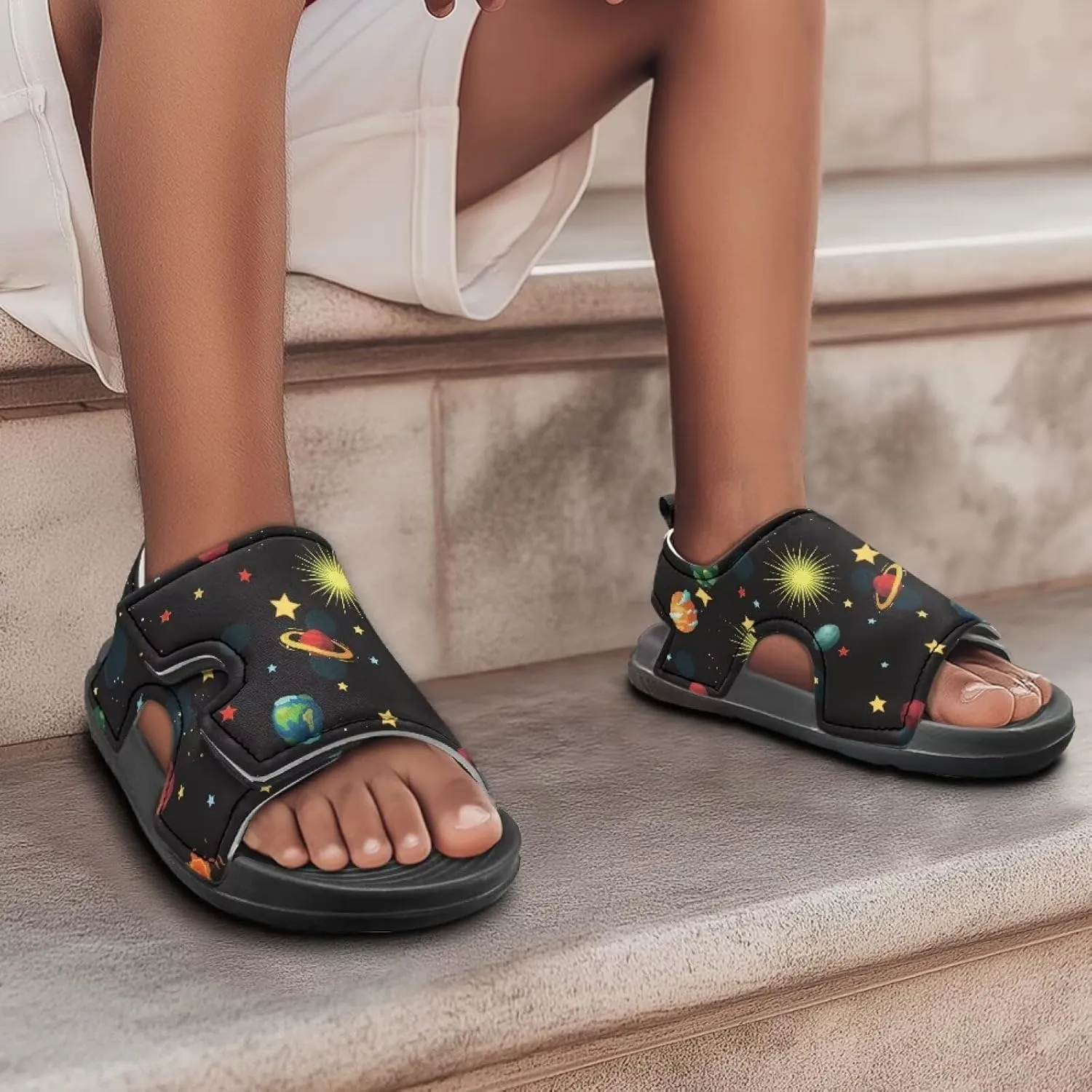 Toddler Boy Sandals Funny Summer Shoes for Kids Comfort Sport Sandals