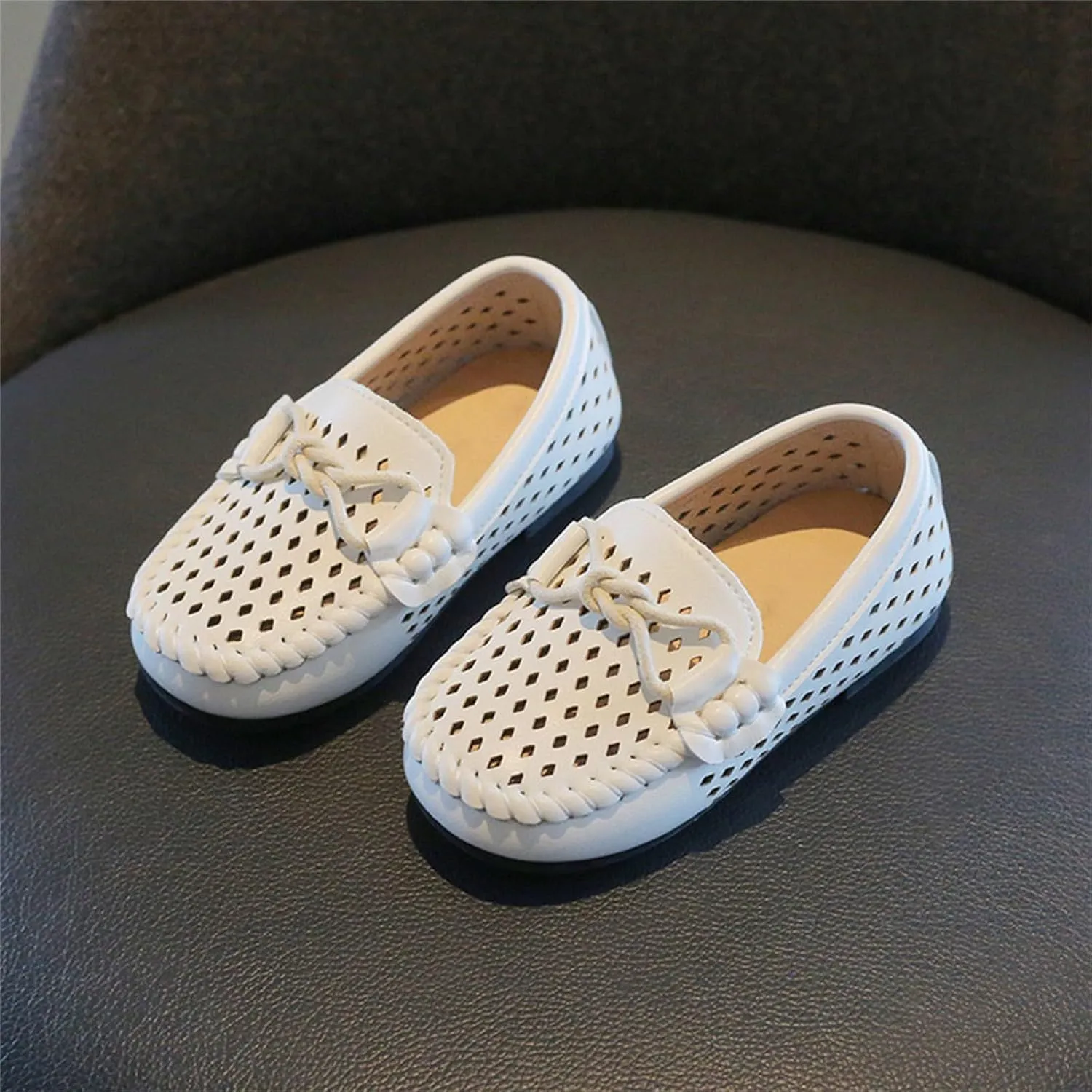 Toddler Girls Dress Shoes Little Girls Loafers School Mary Jane Flat for Girls Thick Breathable Infant Water Shoes
