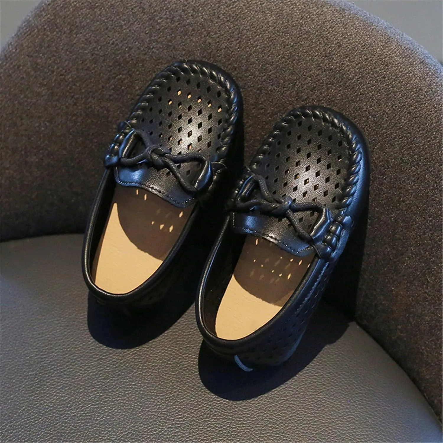 Toddler Girls Dress Shoes Little Girls Loafers School Mary Jane Flat for Girls Thick Breathable Infant Water Shoes