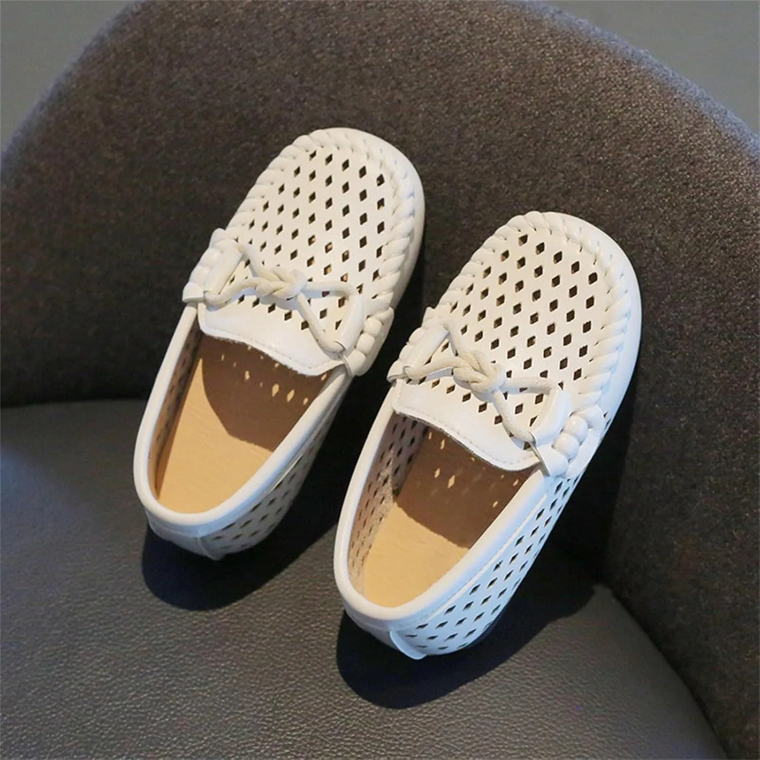 Toddler Girls Dress Shoes Little Girls Loafers School Mary Jane Flat for Girls Thick Breathable Infant Water Shoes