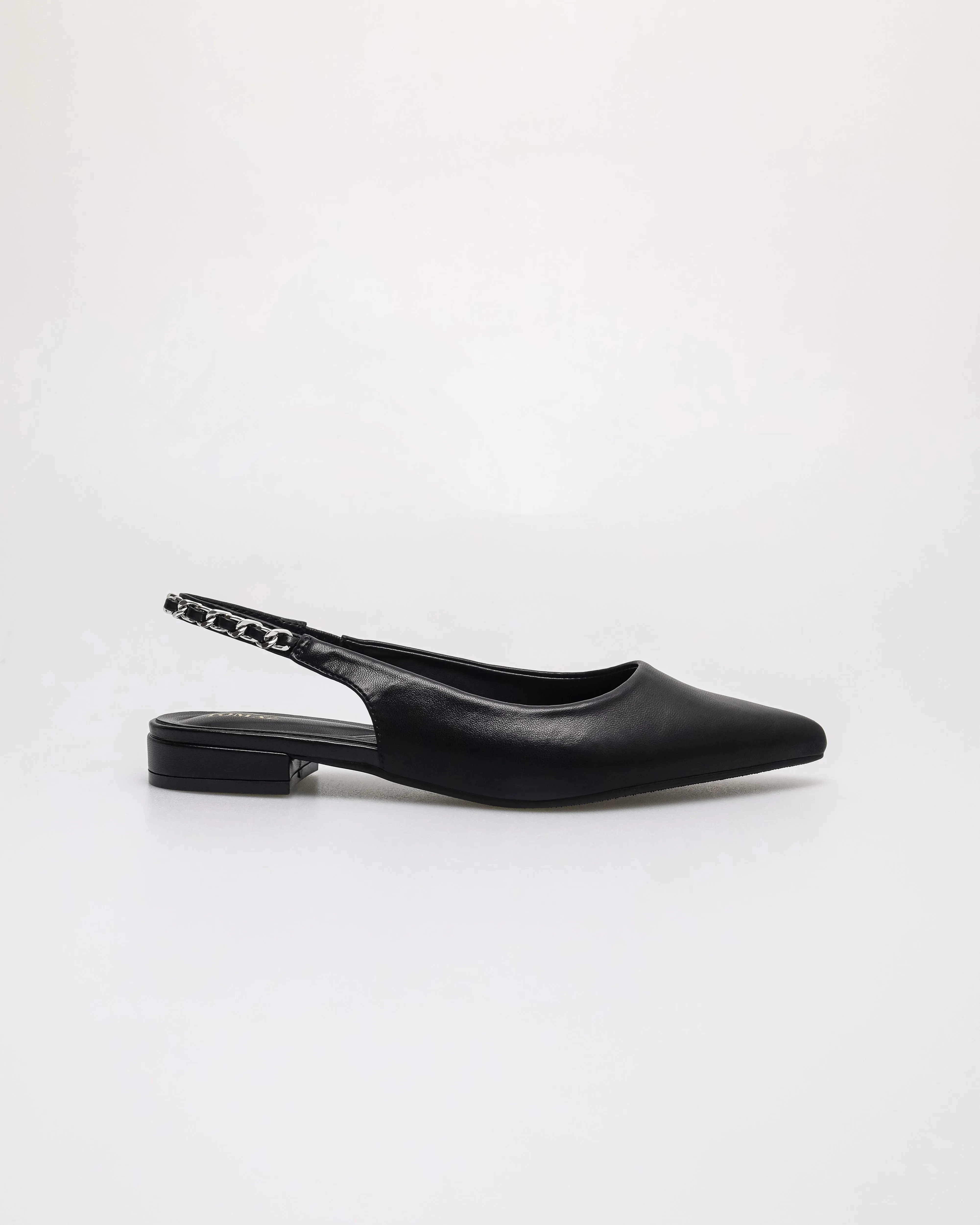 Tomaz FL098 Ladies Pointy Chained Flats